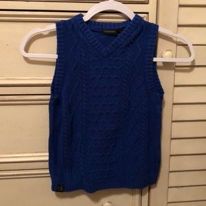 Calvin Klein Cotton Vest Royal Blue Sz 6